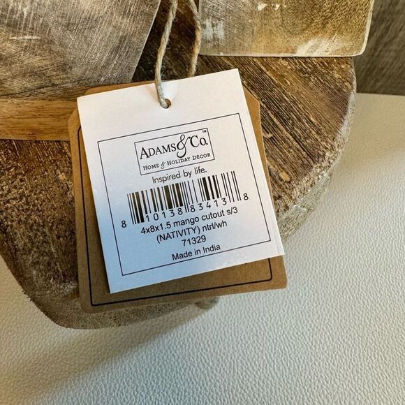 Rustic Nativity Set Christmas Home Decor FAST SHIP NEW - Picture 7 of 8